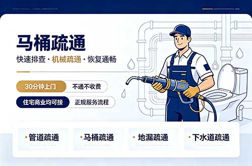 遵化马桶疏通